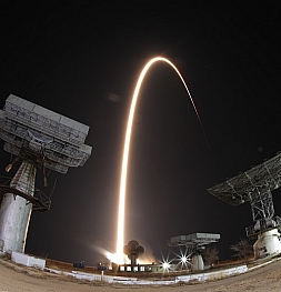 С космодрома "Байконур" была запущена первая после аварии ракета "Союз-ФГ"