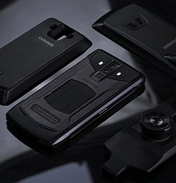 В сети опубликованы официальные рендеры нового смартфона Doogee S90 - первого защищенного смартфона со сменными модулями