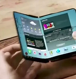Компания Samsung запатентовала смартфоны с двум сгибающимися экранами