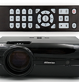 Распаковка одного интересного и недорого проектора: Alfawise A12 2000 Lumens Smart Projector