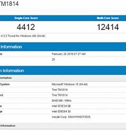 Предполагаемый Xiaomi Mi NoteBook с Intel Core-i5 был замечен на GeekBench