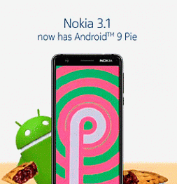 Nokia 3.1 получил обновление до Android 9 Pie