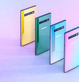 Samsung Galaxy Note 10 получит дизайн без кнопок