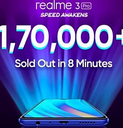 Realme 3 Pro удивляет своими продажами, и действительно составляет конкуренцию Redmi Note 7 Pro
