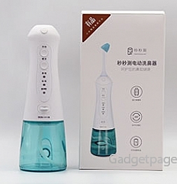 Распаковка назального аспиратора Xiaomi MiaoMiaoce Electric Nasal Wash Set