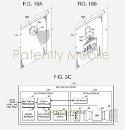 Новый патент Samsung на портативный проектор