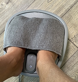 Воздушно-компрессионный массажер для ног с функцией подогрева - Xiaomi LeFan Foot Massage, распаковка и обзор.