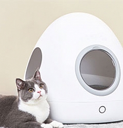 The Moestar Spaceship Smart Pet Nest: Космический домик для кошек с краудфандинга Xiaomi