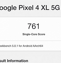 Google Pixel 4 XL 5G засветился в базе данных GeekBench