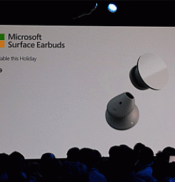 Microsoft представили конкурента AirPods. Surface Earbuds с возможность переключения слайдов в Power Point