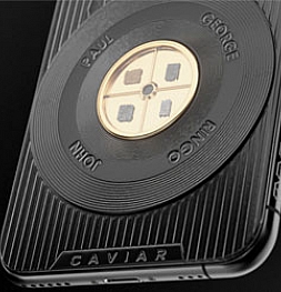 Удивительно дорогие iPhone 11 Pro от Caviar. С частичками Стива Джобса, Мухаммеда Али и Битлз