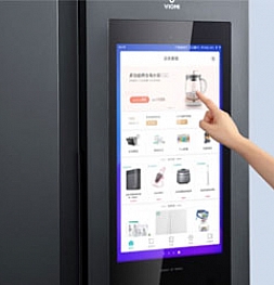 Viomi Internet Refrigerator. Новый холодильник от Xiaomi. Много морозилки, большой экран, интернет и голосовое управление