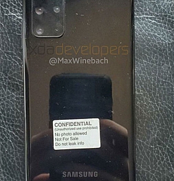 Samsung Galaxy S20+ 5G показали на живых фото: Всё как-то не очень