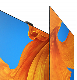 Представлен Huawei OLED TV Vision X65: 3500 долларов, всплывающая камера, OLED экран на 120 Гц и 6\128 гигабайт на борту