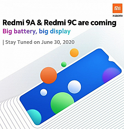 Уже завтра представят Redmi 9A и Redmi 9C