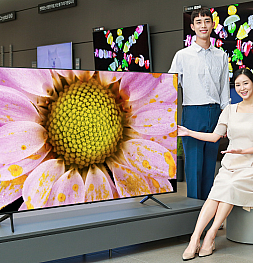 Samsung представил новую серию QLED телевизоров от 42 до 85 дюймов. Цены от 824 до 4570 долларов соответственно