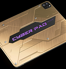 Caviar показал лимитрованную версию CyberPad - уникальный и очень дорогой планшет для поклонников Cyberpunk 2077, Deus Ex и Blade Runner