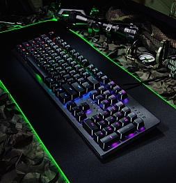 Razer Huntsman — суперскоростная клавиатура с шикарной подсветкой