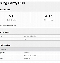 Samsung уже сделал Android 11 для Galaxy S20+