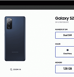 Samsung Galaxy S20 FE появился на официальном сайте компании