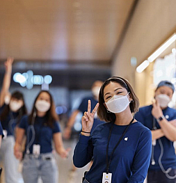Apple заново придумала защитные маски для лица