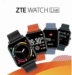 Представлены бюджетные умные часы ZTE Watch Live со скромным функционалом фитнес-браслета