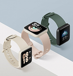 Уже завтра Xiaomi представит новые умные часы Xiaomi Mi Watch Lite. Квадратный дисплей, датчик ЧСС, NFC, GPS