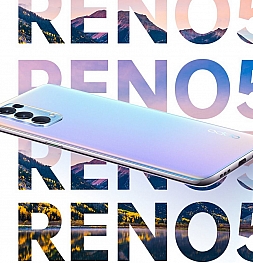OPPO выпустила 4G-версию Reno5 с селфи-камерой на 44 Мп и 8 Гбайт ОЗУ
