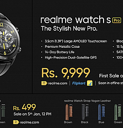 Представлены умные часы Realme Watch S Pro