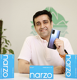 Глава Realme показал новенький смартфон Narzo 30 Pro 5G