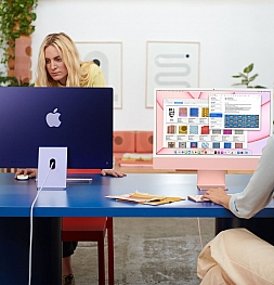 Apple представила новый iMac: яркие расцветки, процессор M1 и SSD на 2 Тбайт