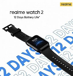 Опубликован список технических характеристик Realme Watch 2