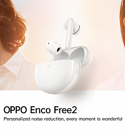 Представлены OPPO Enco Free2: конкурент AirPods Pro с активным шумоподавлением дешевле 100 долларов