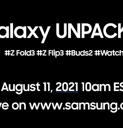 Samsung приглашает на презентацию Galaxy Z Fold3, Galaxy Z Flip3 и других новинок