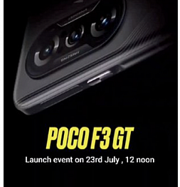 Раскрыта дата релиза Poco F3 GT. Всё случится 23 июля