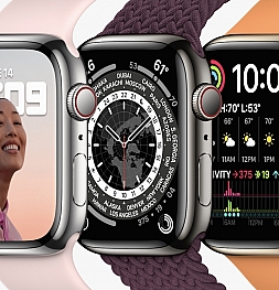 Apple Watch Series 7 получили увеличенный дисплей и быструю зарядку