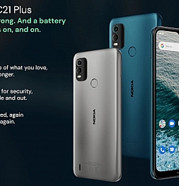Представлены Nokia C21 и C21 Plus: стильные бюджетные смартфоны на Android Go