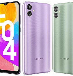 Samsung выпустила Galaxy F04: ультрабюджетный смартфон с батареей на 5000 мАч