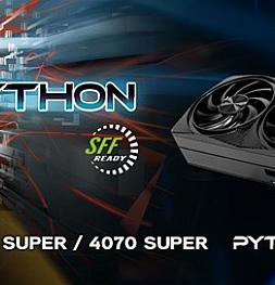 Gainward высвобождает производительность GeForce RTX™ 40 SUPER с поддержкой SFF в компактном дизайне: представляем совершенно новую серию Python III