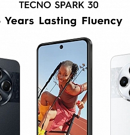 Представлен смартфон Tecno Spark 30 с дисплеем на 90 Гц и камерой Sony