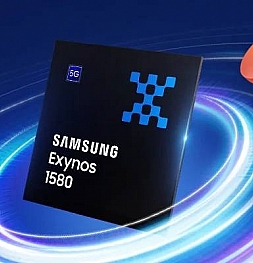 Samsung представила новый чип среднего класса Exynos 1580