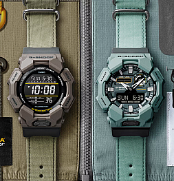 Новая серия Casio G-Shock Urban Utility: 10 лет работы от батареи и экологичные материалы