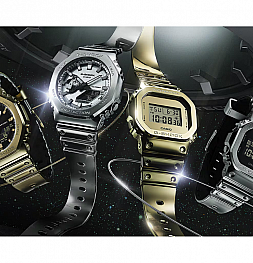 Casio G-Shock Fine Metallic Series: новая серия серебряных и золотых часов с нержавеющими безелями