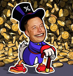 Элон Маск готовится внедрить криптовалюты? Его соцсеть разрабатывает «X Money»