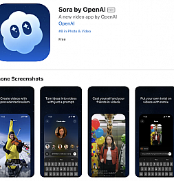 Sora: новое приложение OpenAI для создания видео на iPhone