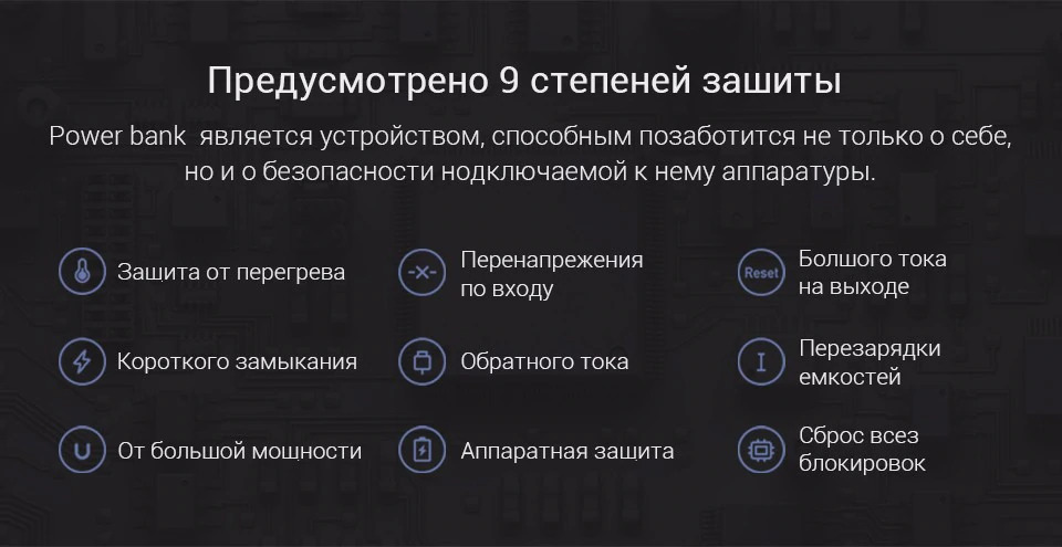 Инструкция Power Bank 20000 на русском языке		 		Инструкция по использованию внешнего аккумулятора Xiaomi Mi Powerbank 20000 (модель YDDYP01 — 20 000mAh)